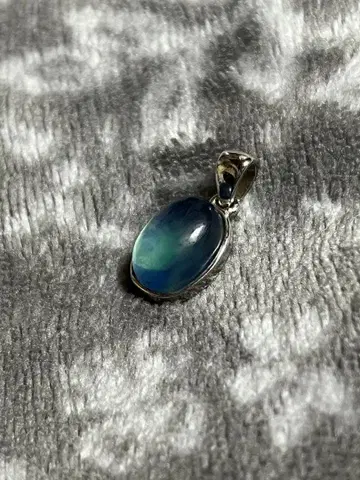 아쿠아 마린 펜던트 탑 거의 미사용 말라이카