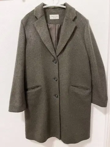 FREAK'S STORE 프리크스토어 울 체스터 코트 카키