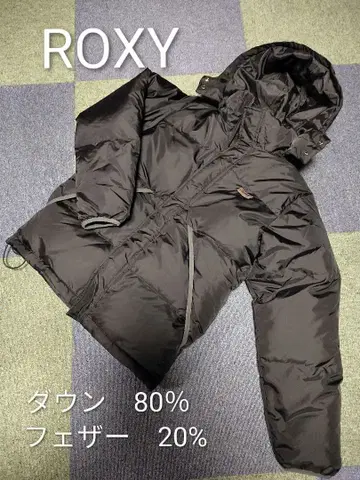 ROXY 다운 자켓 빅 M size 다운 80 페더 20% 블랙