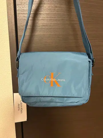 [ 미사용 새상품 ] Calvin Klein 백 남성용 숄더 블루