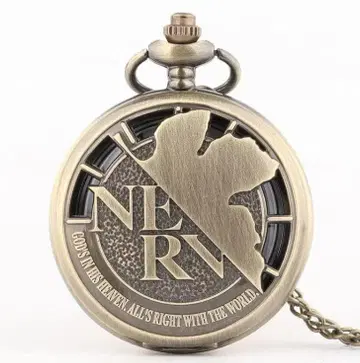 [ 새상품 작동품 ] NERV 회중시계 에반게리온