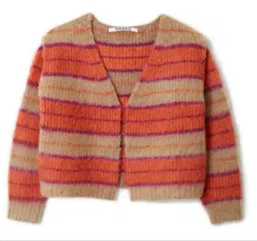 [새상품급] PERVERZE 퍼버즈 모헤어 니트 가디건 오렌지