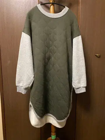 prit 퀼팅 긴팔 튜닉