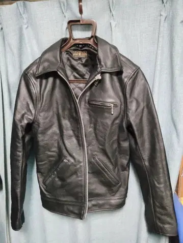 FAST LANE 블랙 가죽 자켓 소가죽 M 사이즈 라이더스