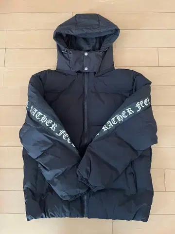 블랙 다운 자켓 3L 사이즈