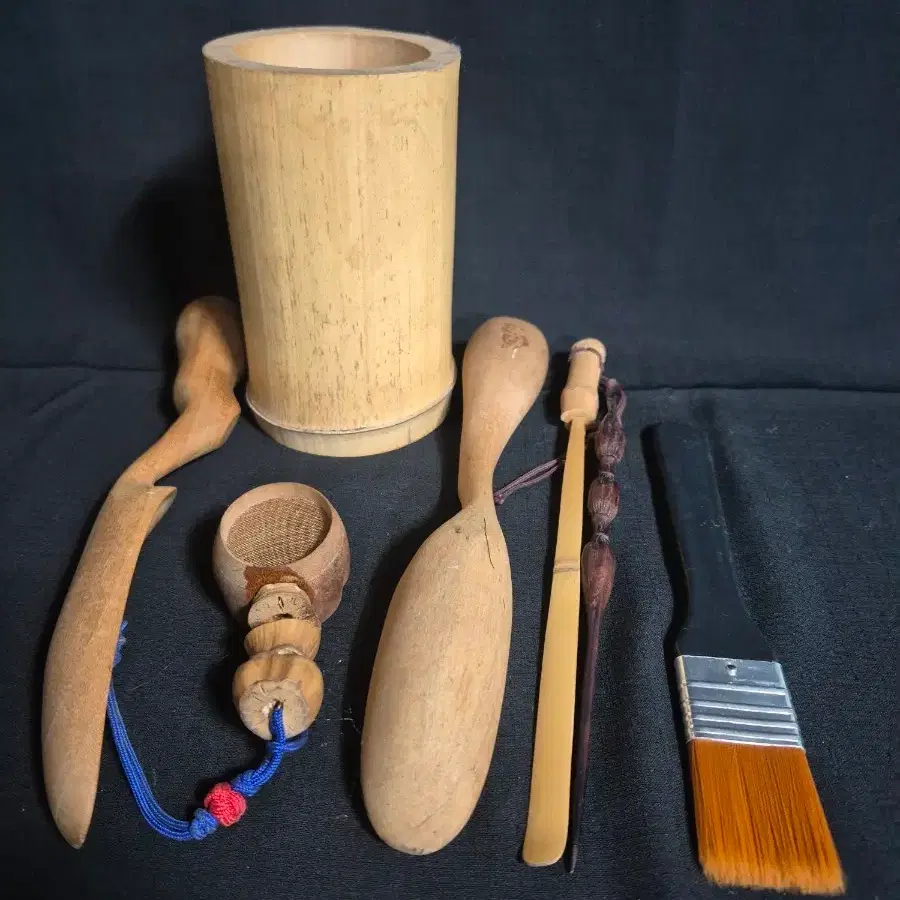 대나무 차도구 차시 다기