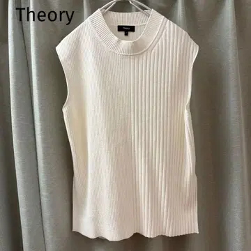 컨디션 최상 Theory 23SS 워셔블 디자인 쉘 니트 현행 택