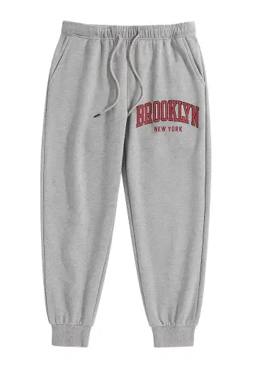 맨투맨 숏팬츠 그레이 한국 남성용 스웨트 팬츠