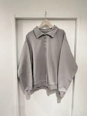 CITYSHOP 피케 셔츠형 맨투맨