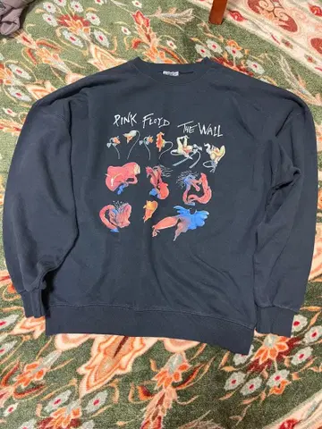 Pink Floyd The Wall 프린트 맨투맨 새상품