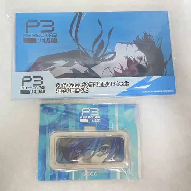 페르소나3 리로드 한전 아크릴판 주인공 아크릴 스탠드 C+캔뱃지