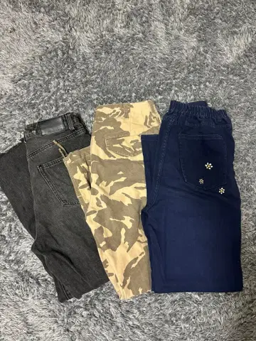 캐주얼 팬츠 3세트