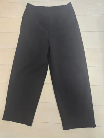 UNIQLO-C 유니클로 맨투맨 와이드 팬츠 블랙