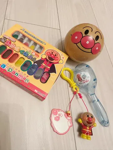 호빵맨 뮤지엄 구매 키링 들어있는 귀여운 세트