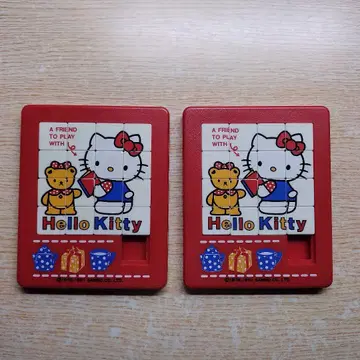 산리오 헬로키티 슬라이드 퍼즐 16면 레트로 1991년 키티