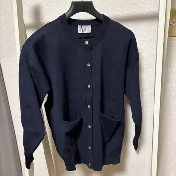[ Vin ] 다크 네이비 버튼 달린 가디건