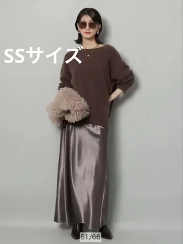 [ 미사용 새상품 ] Arpege story 새틴 스커트