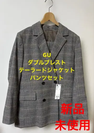 [ 미사용 새상품 ] GU 테일러드 자켓 팬츠 세트