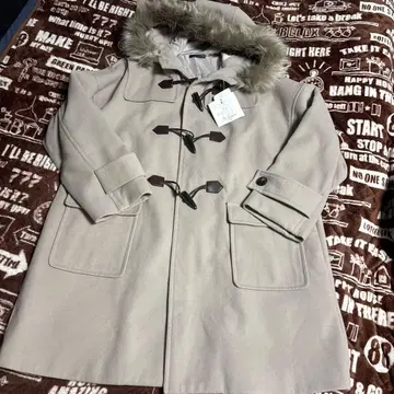 새상품 더플 코트 퍼 겨울 빅 사이즈 4L