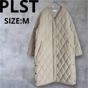 [ 새상품급 ] PLST 퀼팅 코트 플라스테 베이지 M