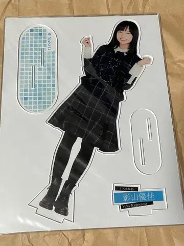 카게야마 유카 아크릴 스탠드 마네파 카드 회원 한정 빅 아크릴 스탠드