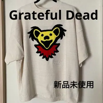 그레이트풀 데드 반팔 보아 니트 복슬복슬 스웨터