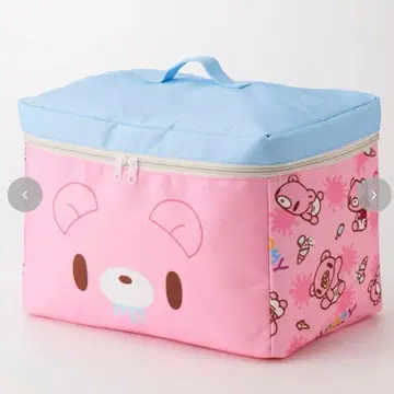 그루미 플랩 수납 박스 아베일 Avail 콜라보 스카이블루 핑크