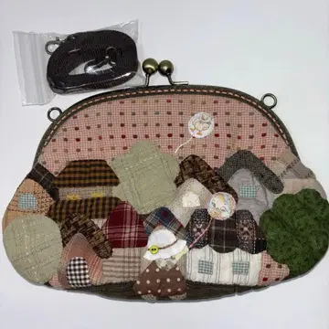 패치워크 퀼트 가마구치 백 수짱 삼본넷 수 핸드메이드