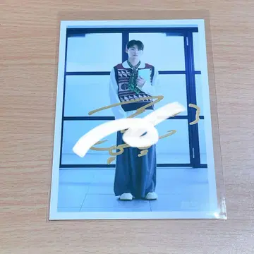 1초특급 알로하 브로마이드 생탄 친필 사인 포함