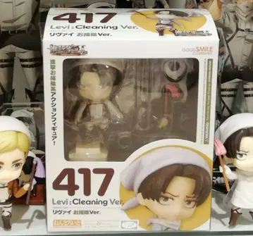 미개봉 진격의 거인 넨도로이드 리바이 청소ver.