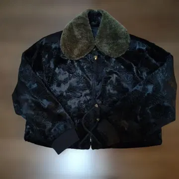 LUNA MATTINO 퍼 카라 부착 자켓