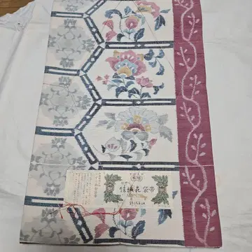 꽃무늬 기하학 패턴 후쿠로 오비