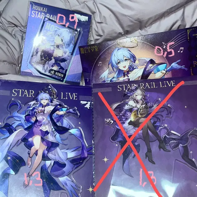 붕괴 스타레일 로빈 라이브 음악회 아크릴 스탠드 티켓