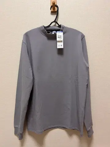그레이 긴팔 티셔츠 L 사이즈