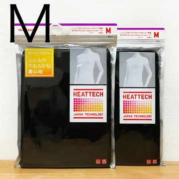 히트텍 울트라 라이트 터틀넥T 긴팔 블랙 M 유니클로