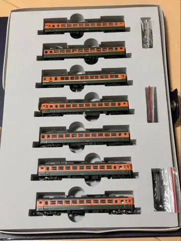 Tenshodo 165계 직류 급행형 전차 저지붕 7량 세트