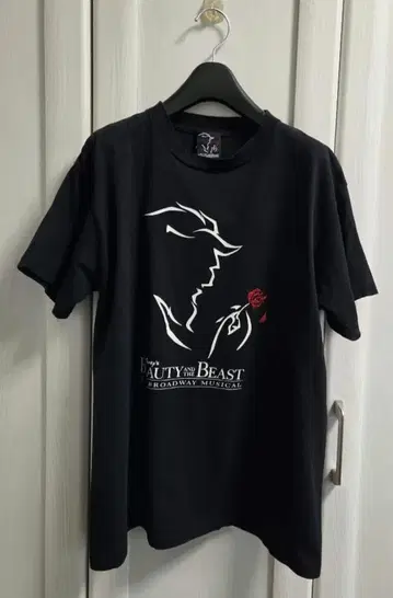 90s 디즈니 미녀와 야수 뮤지컬 티셔츠