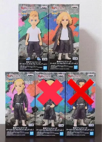 도쿄 리벤저스 월드 콜렉터블 피규어 3점