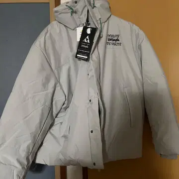 Mark Gonzales 다운 자켓 라이트 그레이