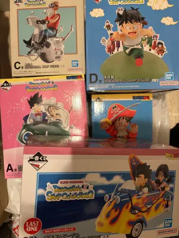 드래곤볼 스냅 피규어 A.B.C.D 라스트 원 세트