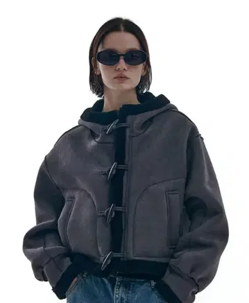 MUSINSA PLACE STUDIO 리버서블 더플 집업