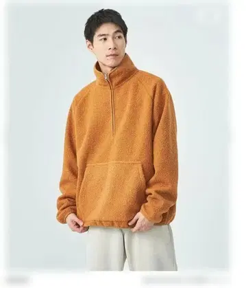 Morley 보아 하프 지퍼 풀오버