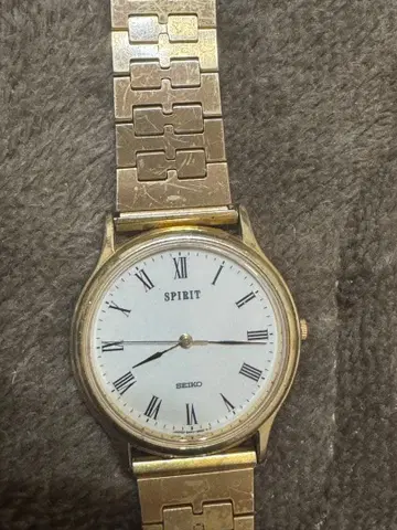 세이코 SPIRIT 로마 숫자 화이트 다이얼