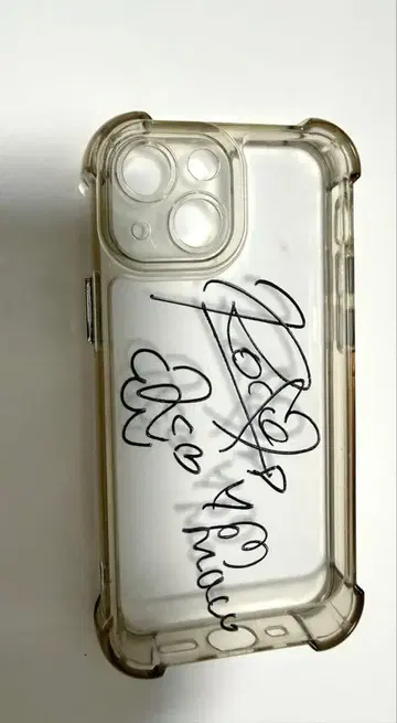 로코마코아코 친필 사인 스마트폰 케이스