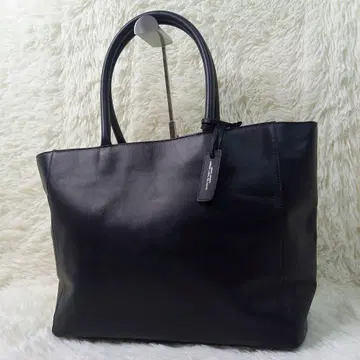 새상품급 그린 라벨 릴랙싱 가죽 토트백 숄더 A4 가능 블랙