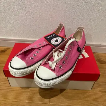 미사용 새상품 컨버스 일본제 CANVAS AS J OX PINK 27.5