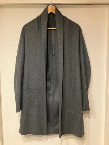 쿠마가이 카즈유키 울 코트 그레이