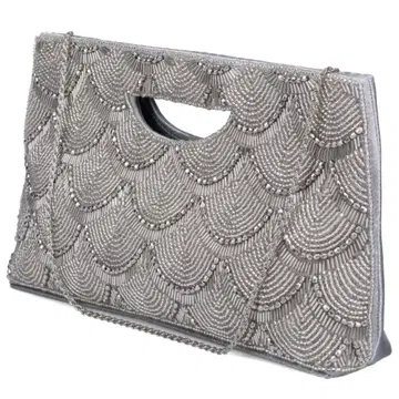 NOCTILUCA 노크틸루카 파티 백 숄더 클러치 실버