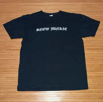 SNOW JUNKIE 블랙 T셔츠 XXL