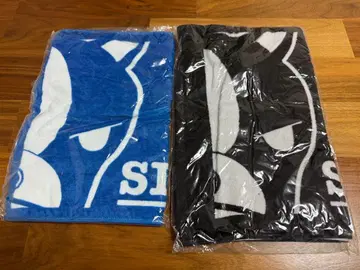 오구리 슌 프로듀스 타월 파란색 블랙 컬러 2개 세트